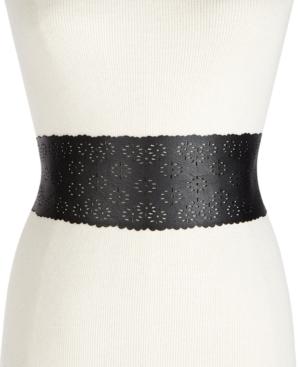 I.n.c. Perforated Tie-sash Waist Belt, Created For Macy's