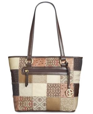 Giani Bernini Patchwork Tulip Tote, Created For Macy's