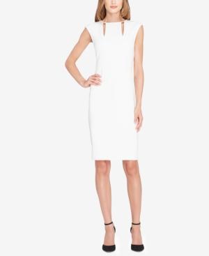 Tahari Asl Cutout Sheath Dress