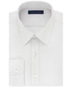 Tommy Hilfiger Men's Athletic Fit Flex Collar Performance Blue Dot Dress Shirt, Only At Macy's
