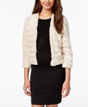 Speechless Juniors' Faux-fur Evening Jacket