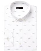 Bar Iii Men's Slim-fit Wild Horse Print Dress Shirt, Only At Macy's