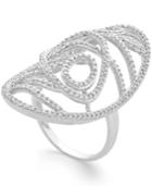 Diamond Open Oval Large Ring (3/4 Ct. T.w.) In 14k Gold Or White Gold