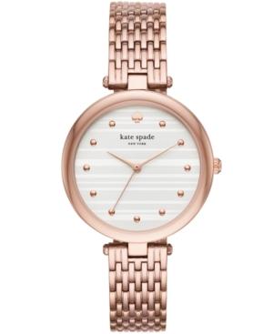 Kate Spade New York Women's Varick Rose Gold-tone Stainless Steel Bracelet Watch 36mm