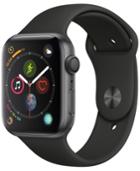 Apple Watch Series 4 Gps, 44mm Space Gray Aluminum Case With Black Sport Band