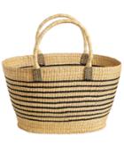 Global Goods Partners Striped Bolga Large Tote Bag