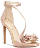 Jessica Simpson Remyia Satin Dress Sandals Women's Shoes