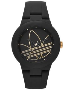 Adidas Women's Originals Black Silicone Strap Watch 41mm Adh3013