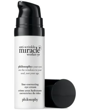 Philosophy Anti-wrinkle Miracle Worker+ Line-correcting Eye Cream, 0.5-oz.