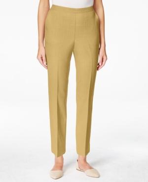Alfred Dunner Petite Pull-on Straight-leg Ankle Pants