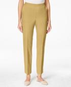 Alfred Dunner Petite Pull-on Straight-leg Ankle Pants