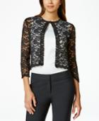 Connected Petite Lace Bolero Shrug