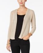 Charter Club Open-front Pointelle Cardigan, Only At Macy's