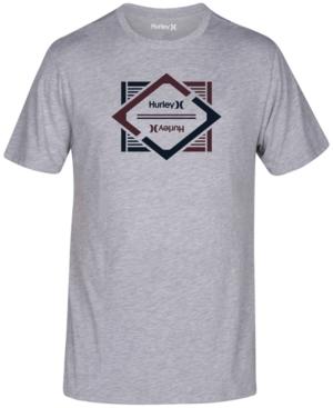 Hurley Men's Divided Premium Graphic-print Logo T-shirt