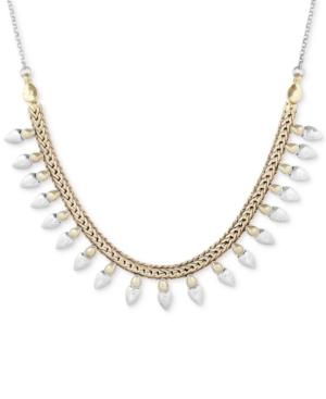 Lucky Brand Two-tone Teardrop Collar Necklace