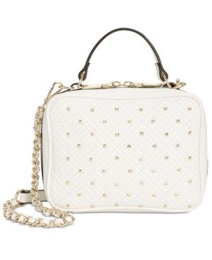 I.n.c. Quiin Quilt Small Top Handle Chain Crossbody, Created For Macy's