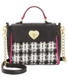 Betsey Johnson Tweed Mini Top Handle Bag, A Macy's Exclusive Style
