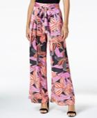 Maison Jules Printed Wide-leg Soft Pants, Created For Macy's