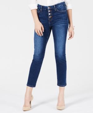 Flying Monkey Button-fly Cropped Jeans