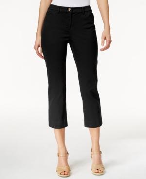 Charter Club Petite Cropped Twill Pants, Only At Macy's