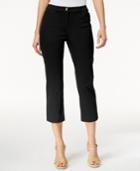 Charter Club Petite Cropped Twill Pants, Only At Macy's