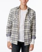 American Rag Men's Lined Plaid Shirt Jacket, Only At Macy's