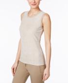Calvin Klein Faux-suede Sweater Shell