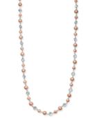 Charter Club Silver-tone Crystal & Imitation Pearl Strand Necklace, 42 + 2 Extender, Created For Macy's