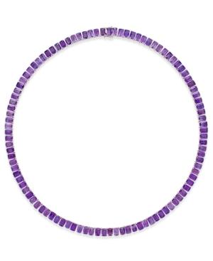 Amethyst Collar Necklace (61 Ct. T.w.) In Sterling Silver