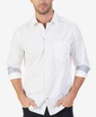 Nautica Men's Classic-fit Wrinkle-resistant Anchor-print Shirt