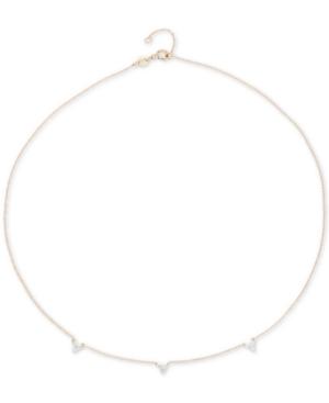 Diamond Mini Cluster Choker Necklace (1/8 Ct. T.w.) In 14k Gold, 13-1/2 + 1 Extender