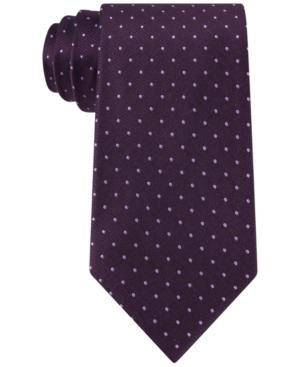 Calvin Klein Men's Classic Grid Dot Tie