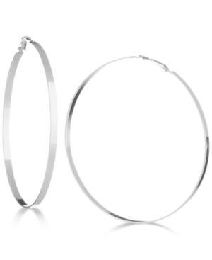 Guess Flat-edge Hoop Earrings