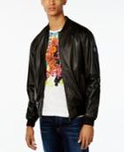 Versace Men's Black Leather Jacket