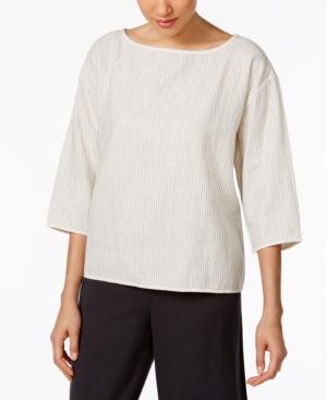 Eileen Fisher Organic Cotton Boxy Top