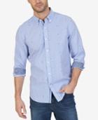 Nautica Men's Striped Anchor-print Shirt