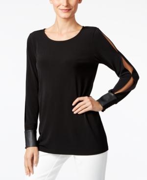 Alfani Prima Split-sleeve Top, Only At Macy's