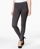 Style & Co. Petite Snake-print Ponte Leggings, Only At Macy's