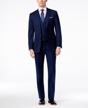 Calvin Klein X Navy Vested Slim-fit Suit