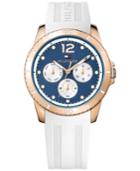 Tommy Hilfiger Women's Everyday Sport White Rubber Strap Watch 38mm 1781582