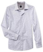 Armani Exchange Men's Slim Fit Linear Dot Print Shirt