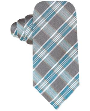 Ryan Seacrest Distinction Sunset Plaid Slim Tie