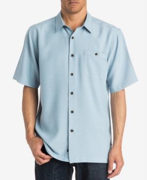 Quiksilver Men's Blue Marlin Button-front Shirt
