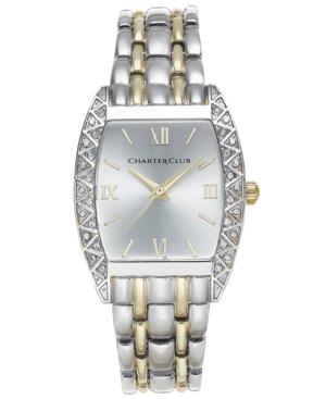 Charter Club Two-tone Bracelet Watch 22x30mm, Only At Macy's