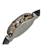 Earth Wood Culm Wood Bracelet Watch W/date Khaki 39mm