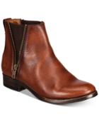 Frye Carly Zip Booties Women's Shoes