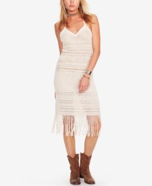 Denim & Supply Ralph Lauren Crocheted Halter Dress
