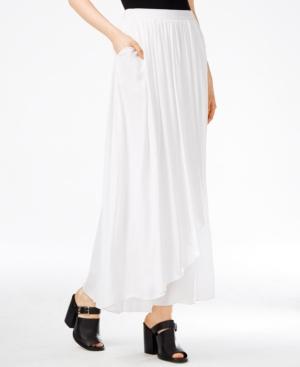 Armani Exchange Cascade Maxi Skirt