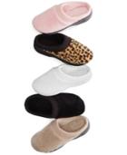 Isotoner Microterry Pillowstep Slipper With Satin Trim