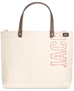 Jack Spade Men's Industrial Canvas Logo Coal Bag